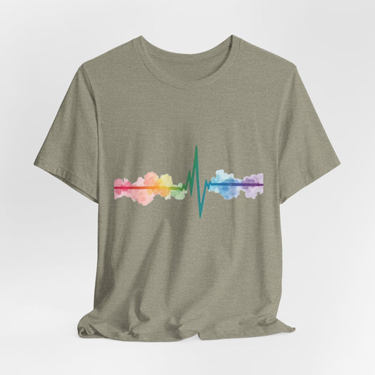 Watercolor ECG Unisex T-shirt